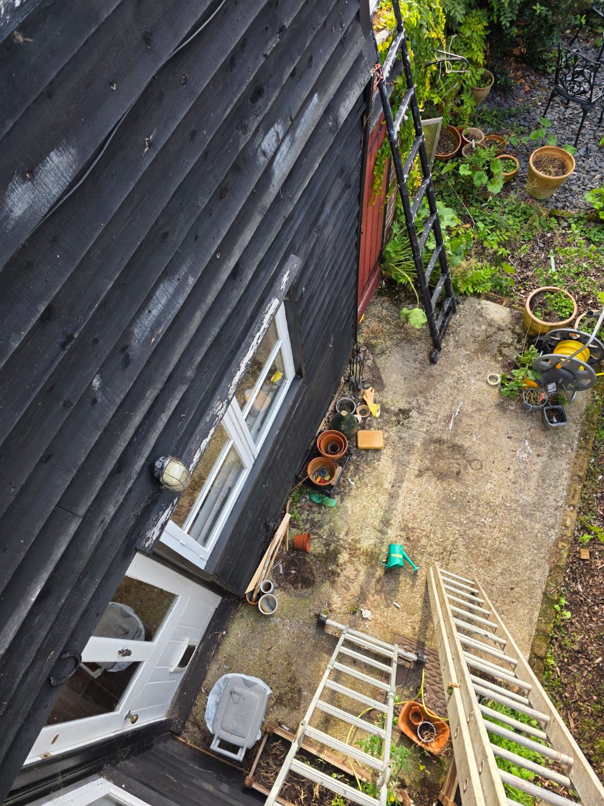 Rear wall during preparation